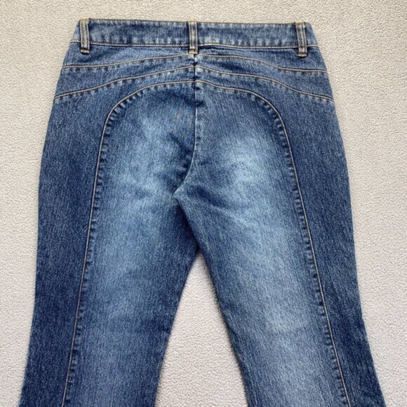 Mixit Womens Denim Blue Jeans Size 6 Cotton Blend Medium Wash Stretch - Picture 9 of 11